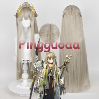 【Manmei】Arknights Muelsyse Cosplay Wig 80cm/90cm Long Straight Wigs Heat Resistant Synthetic Hair Scalp Wigs