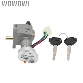 Wowowi Starter Switch Ignition Switch Reliable High Accuracy Rustproof Steel Alloy Simple Installation with 2 Keys