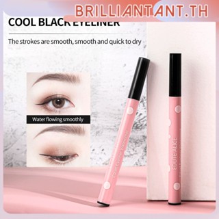 Edute Alice Wave Point Eyeliner Quick-drying Not Easy To Dizzy Makeup Color Beginner Student Eyeliner Pen แต่งหน้า bri