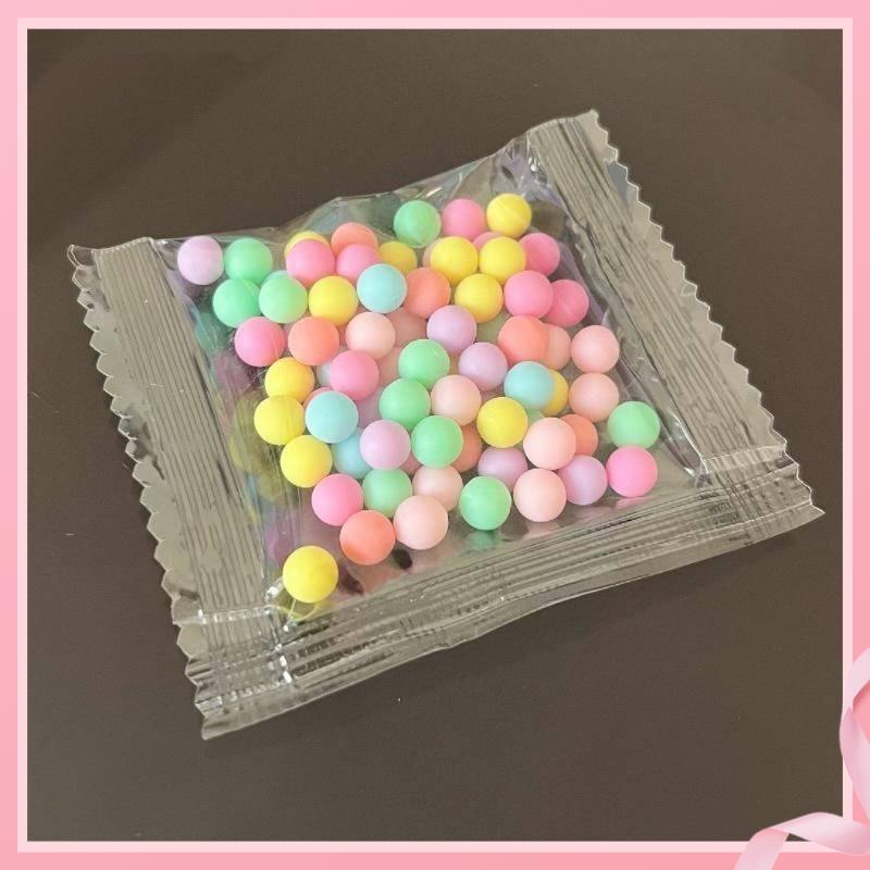 กระเป๋า Macaron สีลูกปัดลูกอมเม็ดผลไม้รักหัวใจนุ่มเครื่องปั้นดินเผา diy ครีมกาววัสดุ Guka กิ๊บเครื่องประดับ