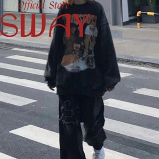 SWAY  เสื้อผ้าผู้ญิง แขนยาว เสื้อฮู้ด คลุมหญิง สไตล์เกาหลี แฟชั่น  ทันสมัย Stylish คุณภาพสูง fashion A98J2FZ 36Z230909