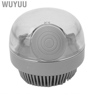 Wuyuu Scalp Massaging  Brush Foaming Head Scrubber Press for Skin Bathroom