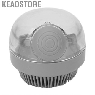 Keaostore Scalp Massaging  Brush Foaming Head Scrubber Press for Skin Bathroom