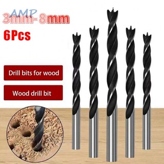 ⚡NEW 8⚡Drill Bit 3mm 59mm 4mm 73mm 6pcs 7mm 98mm High Carbon Steel White &amp; Black