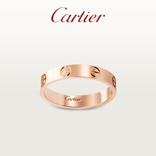 [พร้อมกล่องบรรจุภัณฑ์] พร้อมส่ง Cartier แหวนคู่รัก สีโรสโกลด์ สีขาว สีทอง