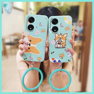 cute Camera all inclusive Phone Case For OPPO A1 Pro 5G/Reno8T 5G Solid color Simplicity bracelet   Cartoon Anti-fall