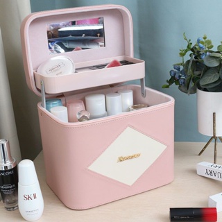 Collision color high-capacity online celebrity makeup bag female portable 2022 new super hot advanced skin care product storage box