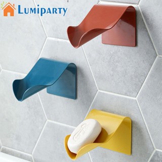 Lumiparty ชั้นวางสบู่ ABS แบบสติกเกอร์ ไร้รอยต่อ แข็งแรง