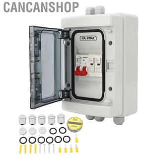 Cancanshop Circuit Breaker MCB Isolation Switch Protection  Distribution Box DC 500V Disconnect