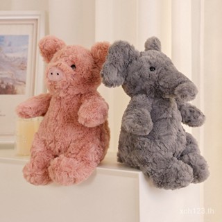 [พร้อมส่ง] ตุ๊กตาหมีแพนด้า ช้างน่ารัก แบบนิ่ม นอนหลับสบาย สําหรับงานแต่งงาน SQ4D