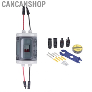 Cancanshop DC Circuit Breaker Overload Protection PV Solar Disconnect Switch with IP65  Box 500V