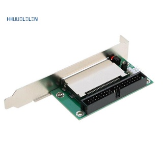 อะแดปเตอร์แปลงแฟลชการ์ด 40-Pin Cf Compact Flash Card To 3.5 Ide Pci Bracket Back Panel