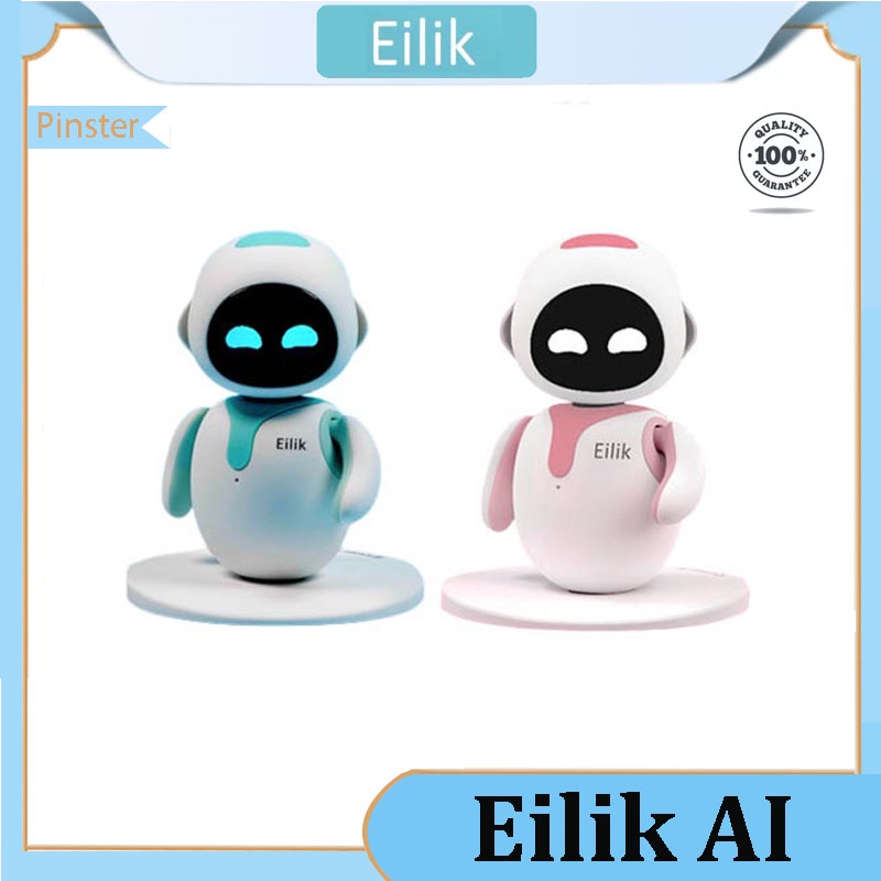 【พร้อมส่ง】หุ่นยนต์ Eilik Robot อัจฉริยะ เสียงโต้ตอบ การโต้ตอบทางอารมณ์ พร้อมของเล่นตั้งโต๊ะ ai