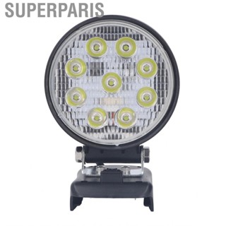 Superparis Work Light 6000K Color Temperature Hight Brightness 18V  Powered Multi Angle 27W 2400LM Low Power Consumption