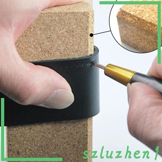 [Szluzhen1] บล็อกไม้คอร์ก สําหรับเจาะเครื่องหนัง DIY