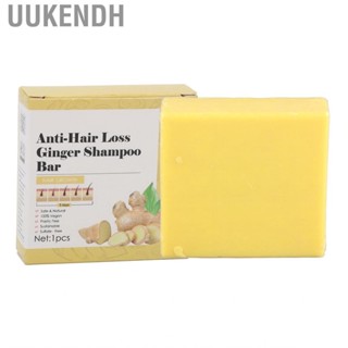 Uukendh Ginger Hair Soap Easy To Use Growth Portable Nourishing Balance Scalp Oil Cleansing for Hotel Men