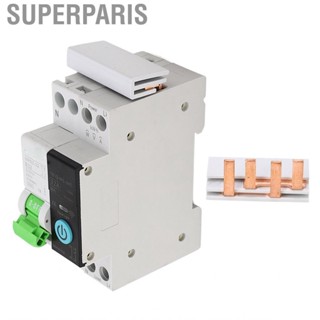 Superparis Circuit Protection Switch WiFi Breaker Flame Retardant 230V 32A 1P+N for Household Appliances