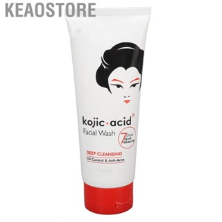 Keaostore 100g Kojic Acid Face Cleaning Wash  Moisturizing Skin Brighten for Care Facial