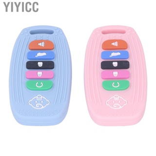 Yiyicc Baby Teething Toy Silicone Control Bright Color for Home