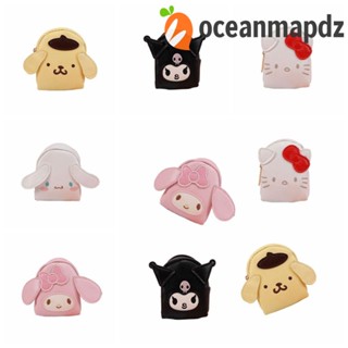 Oceanmapdz กระเป๋าใส่เหรียญ หนังคุโรมิ ลายการ์ตูนอนิเมะ My Melody กันน้ํา จุของได้เยอะ