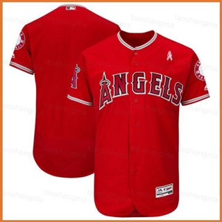 เสื้อคาร์ดิแกนเบสบอล YT3 MLB Los Angeles Angels สไตล์คลาสสิก พลัสไซซ์ สําหรับผู้ชาย และผู้หญิง TY3