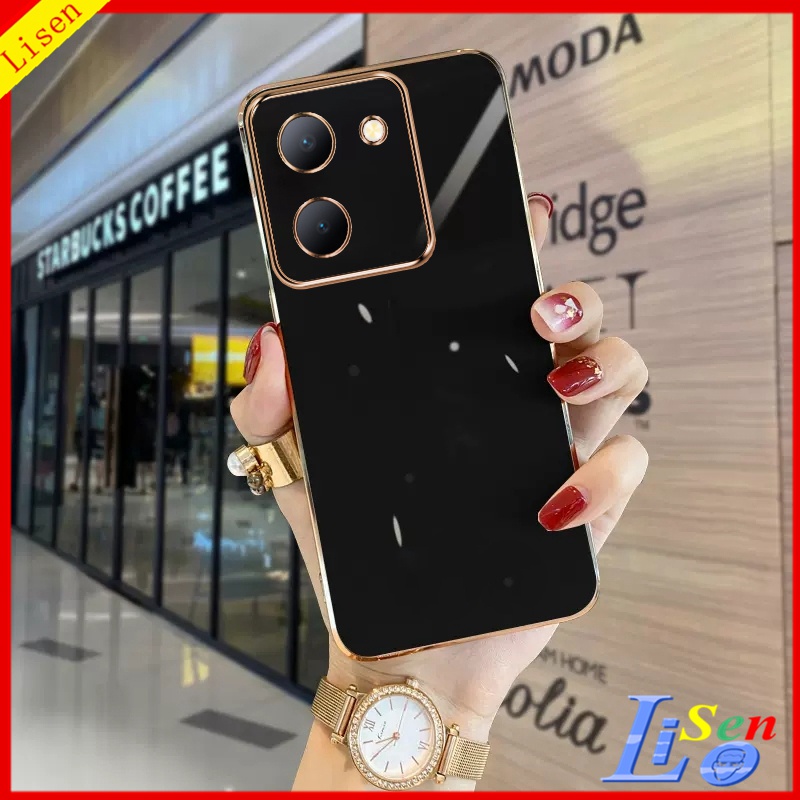 เคส Vivo Y27 5G เคส Vivo Y36 5G เคสโทรศัพท์มือถือ ขอบตรง แฟชั่น สําหรับ Vivo Y27 5G Y36 5G ZB