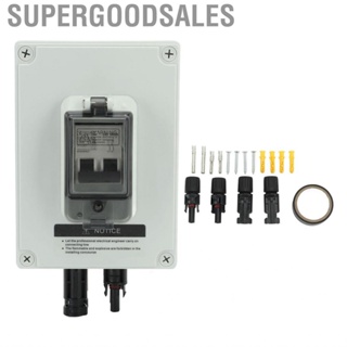 Supergoodsales Miniature Circuit Breaker  IP67 Waterprrof 40 Amps 2P Transparent Cover for RV