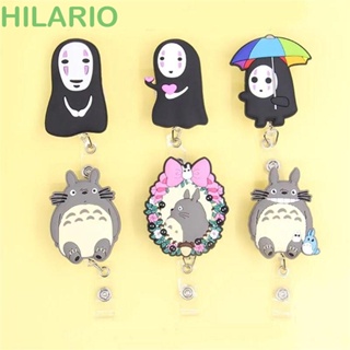 Hilario ที่ใส่ป้ายชื่อพยาบาล ซิลิโคน แบบหนา ลายการ์ตูนน่ารัก ดึงง่าย ขนาดใหญ่ สําหรับสํานักงาน โรงเรียน