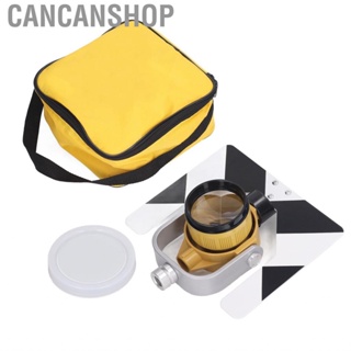 Cancanshop Surveying Prism ABS Protective Housing 64 Light K9 Glass 0mm -30mm Offset Wide Usage Total Station Tool for Highways