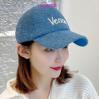 Aroma หมวกแกะ ผ้าขนสัตว์ แฟชั่นสไตล์เกาหลี สําหรับผู้หญิง นักเรียน