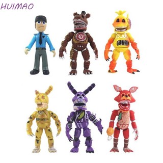 Huimao โมเดลตุ๊กตากระต่าย Five Nights at Freddys PVC ขยับข้อต่อได้ สําหรับตกแต่งรถยนต์