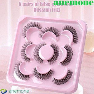 Anemone ขนตาปลอม DD ขนมิงค์ 3D แฮนด์เมด ยาว นุ่ม งอน สําหรับแต่งหน้า ปาร์ตี้ เวที