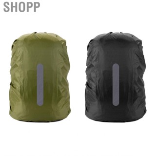 Shopp Backpack Cover  Portable Sturdy Practical High Visibility Reflective  for Climbing