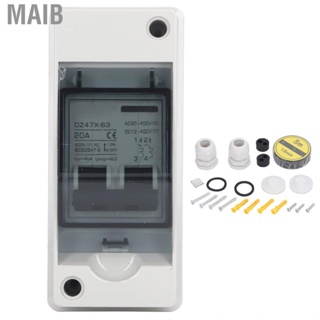 Maib DC Circuit Isolator  Complete Versatile Miniature Breaker with Transparent Cover for PV System