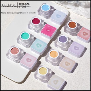 XEIJAYI Nail Shop Summer Gradual Powder Blusher Free Wash Color Painting Pat Gel Popular Versatile Semi solid Nail clapping glue clapping glue ยาทาเล็บ -eelhoe