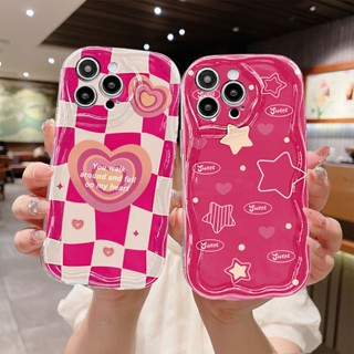 เคสโทรศัพท์มือถือ ซิลิโคน ขอบโค้ง ลายดาว 3D สีชมพู แวววาว แฟชั่น สําหรับ VIVO Y35 Y20 Y22 Y22S Y15S Y15C Y56 Y02A Y91C Y21 2021 Y21A Y16 Y21T Y12S Y12 Y30