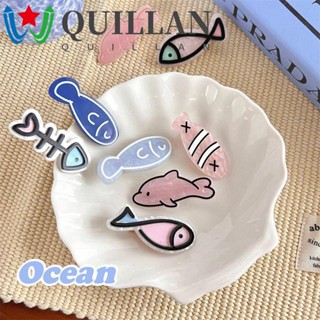 Quillan กิ๊บกระดูกปลา ปลาโลมา สัตว์ ตลก ที่คาดผม การ์ตูน อะคริลิค เด็ก