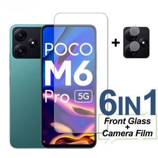 ฟิล์มกระจกนิรภัยกันรอยหน้าจอ สําหรับ Xiaomi POCO M6 Pro 4G POCO F5 X5 Pro M4 Pro 4G 5G