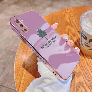 เคสโทรศัพท์มือถือแบบนิ่ม TPU กันกระแทก ลายใบไม้ สีเทา เรียบง่าย หรูหรา สําหรับ Samsung Galaxy Note 10 Plus Lite Note 20 Ultra A81 M60S