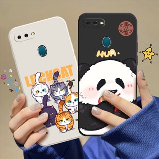 เคสโทรศัพท์มือถือแบบนิ่ม TPU ลายการ์ตูนแมว C_A8 สําหรับ OPPO A5S OPPO A12 OPPO A7 2018 OPPO F9 OPPO F9 PRO Realme 2 PRO Realme2 PRO