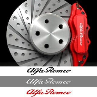 สติกเกอร์ไวนิล คาลิปเปอร์ ตกแต่งล้อรถยนต์ สําหรับ Alfa Romeo 156 145 147 164 155 6 ชิ้นต่อชุด