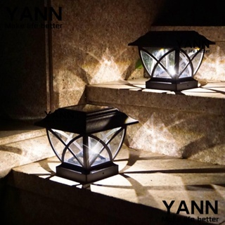 Yann1 โคมไฟ LED พลังงานแสงอาทิตย์ กันน้ํา กันฝน สําหรับติดรั้ว สวน กลางแจ้ง