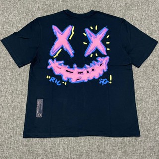 เสื้อยืด พิมพ์ลายกราฟฟิติ RickyisClown สีดํา