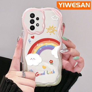 เคสโทรศัพท์มือถือ ซิลิโคนใส กันกระแทก ลายการ์ตูนสายรุ้งน่ารัก สําหรับ Samsung galaxy A22 4G A22 5G M22 A21s A23 A24