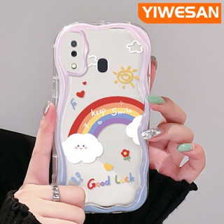 เคสโทรศัพท์มือถือ ซิลิโคนใส กันกระแทก ลายการ์ตูนสายรุ้งน่ารัก สําหรับ Samsung galaxy A30 A20 A31 A32 M10s