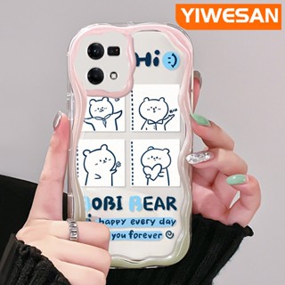 เคสโทรศัพท์มือถือ ซิลิโคนใส กันกระแทก ลายการ์ตูนหมี Bobi Bear สีสันสดใส สําหรับ OPPO Reno 7 4G Reno 8 4G F21 Pro F21s Pro Reno 4 Pro Reno 6