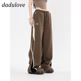 DaDulove💕 New American Ins High Street Casual Sports Pants Niche High Waist Wide Leg Pants Large Size Trousers