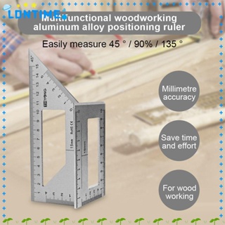 Lontime ไม้บรรทัดวัดมุม อลูมิเนียมอัลลอย อเนกประสงค์ ทนทาน