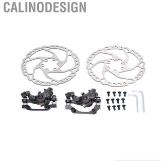 Calinodesign Bike Disc Brake Kit Front Back Calipers 2Pcs 160mm Rotors Sets❤GRO