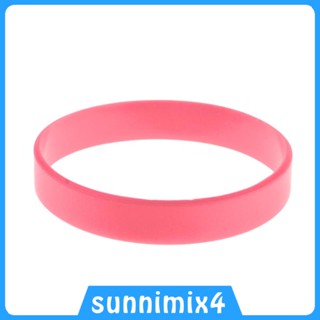 [H2Sports] สร้อยข้อมือยางซิลิโคนเปล่า 1 โหล (12 ชิ้น) มีให้เลือกหลายสี